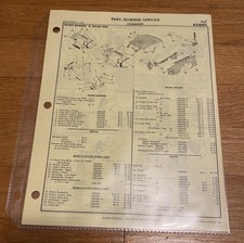196219631964 Studebaker Avanti Part Numbersparts Book 626364 196219631964 Studebaker Avanti Part Numbersparts Book 626364