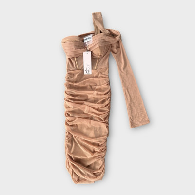 NWT Oh polly Dress Mini Women Size 2 Beige
