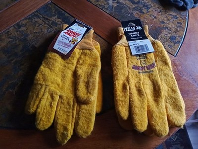 2 Pack Wells Lamont Handy Andy Rubberized Chore Gloves Large/XL