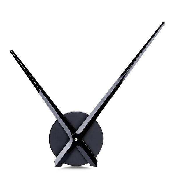 Wanduhr Groß 3D Metall Schwarz DIY Modern Lautlos, 63 Cm, FüR Wohnzimmer, BüRo-image