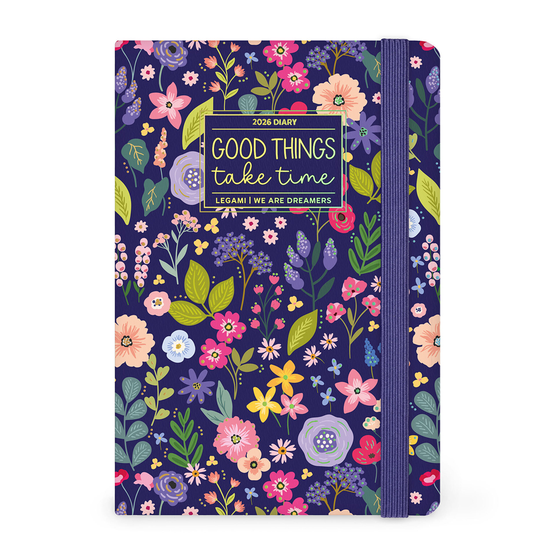Agenda 12mesi Settimana Medium Photo Flowers 2026 | Legami
