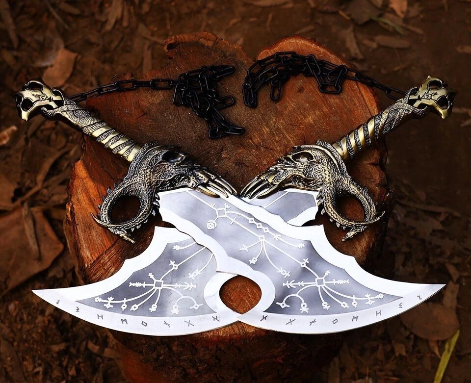 Копия Blade of Chaos — меч Кратоса из God of War — кинжал фэнтези с настенным креплением - Изображение 3 из 4