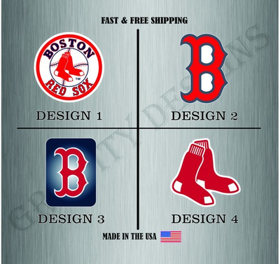#ad BOSTON RED SOX BASEBALL MLB LOGO VINYL STICKER DECAL CAR TRUCK WATER RESISTANT $4.14