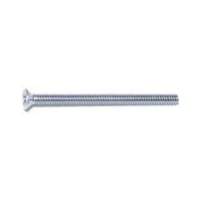 MIDWEST FASTENER 07268 #6-32 x 2 in Phillips Flat Machine Screw, Zinc Plated