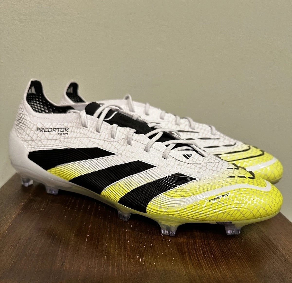 NEW Adidas Predator Elite FG Soccer Cleats Radiant Blaze Pack Lemon JI1082 Sz 9 $260 Adidas Predator Elite FG Soccer Cleats Radiant Blaze  main image 2