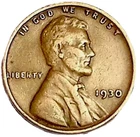 🔥 1930 P Lincoln Wheat Cent Good - Very Good (G-VG) Condition Copper Penny 1c