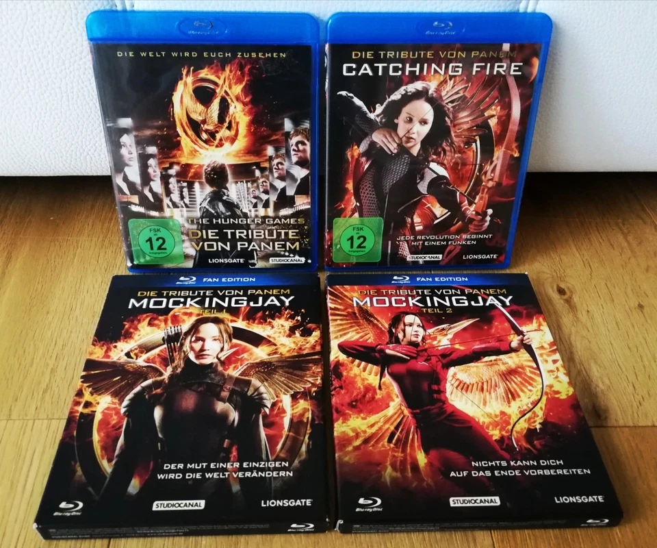 Die Tribute von Panem 1-4 Collection (Fan Edition) I 4x Blu-ray -  1a Condition! - Bild 1 von 1