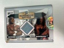 2006 Topps Heritage Ringside Relics - Bobby Lashley Booker T Event-Used Mat Seal