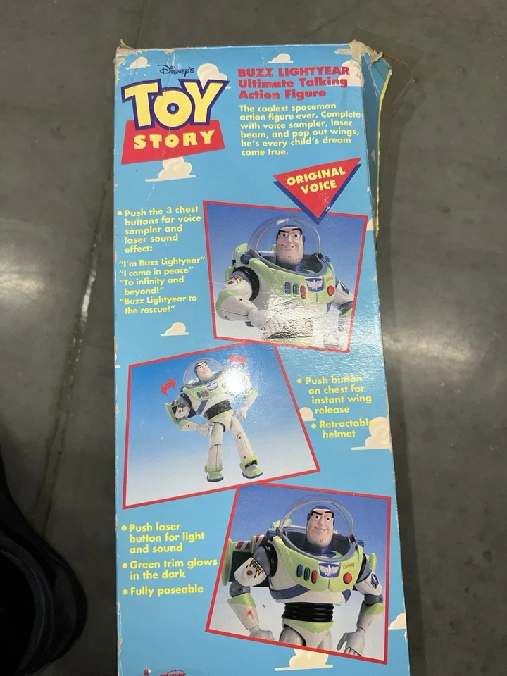 Disney Pixar Toy Story Ultimate Talking Buzz Lightyear 1995 Thinkway Toys - Image 3 of 4