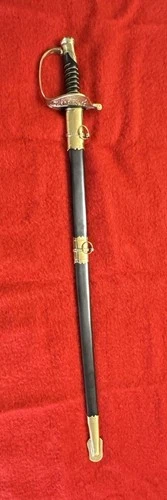 Antique Style Fayetteville Armory Civil War Officers Confederate CSA Sword