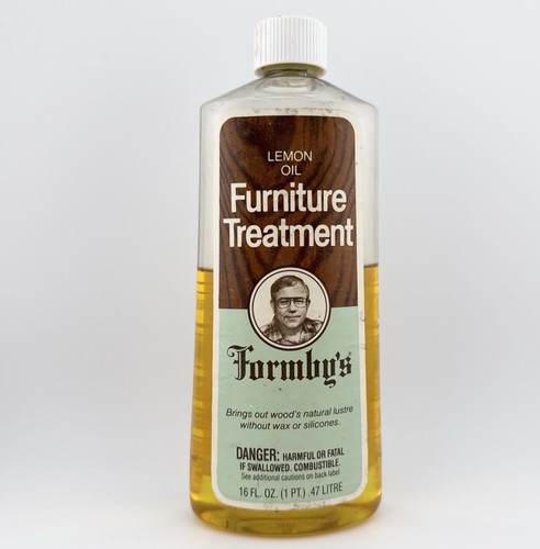 1984 Formby’s Lemon Oil Wood Furniture Treatment *16 oz* Discontinued Vintage