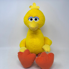 Sesame Street Big Bird Plush Just Play Stuffed Animal Yellow Cute Cuddly Toy 13"