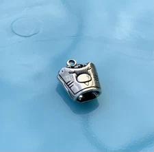 925 Solid Sterling Silver Vintage Shube French Fries Fun Food Charm 4g