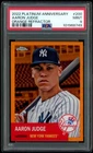 2022 Topps Chrome Platinum Anniversary #200 Aaron Judge Orange /25 PSA Yankees