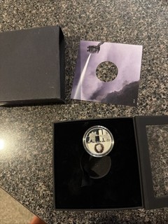 2021 1 Oz PLATINUM $250 Cook Islands Real Heroes FIREFIGHTER Proof Coin.
