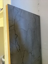 Worktop Countertop 1800mm Long Black Marble Effect 40mm Thickness 600mm Deep