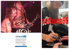 ZAKK WYLDE SIGNED BLACK LABEL SOCIETY OZZY 8x10 PHOTO wEXACT PROOF AUTOGRAPH COA