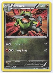 Fraxure 15/20 Dragon Vault Holo Rare
