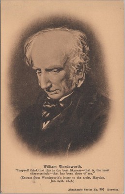 William Wordsworth Portrait Postcard Abraham's Series 906 Keswick Germany