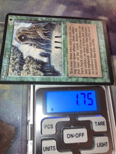 Sylvan Library MTG First Edition Legend English 1 Piece Play Condition - Picture 9 of 9