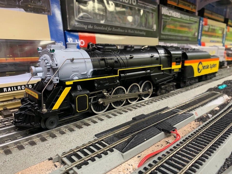 CHESSIE STEAM SPECIAL BERKSHIRE ENGINE & 6 CARS LIKE NU LIONEL FREE SHIPPING. - Image 4 of 4