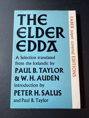 The Elder Edda - trans. Paul B. Taylor, W. H. Auden (Faber PB 1973)