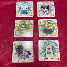 Sanrio Square Magnet Set 6 Daniel, Kuromi, Kiki, Pom Pom Purin, Rurouni,