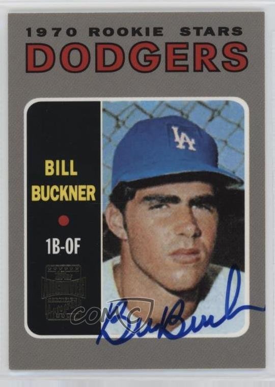 2001 Topps Archives Bill Buckner #122TAA Auto 0d08