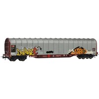 Rivarossi HR6681 H0 Schiebeplanenwagen Rils, Sbb, Ep. V, Graffiti H0 + Neu