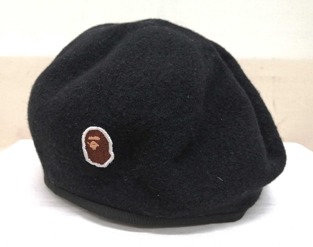 A BATHING APE BLK Beret Black Caps Hat New