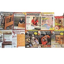 Woodworking Journal Magazine Paperback Lot Of 10