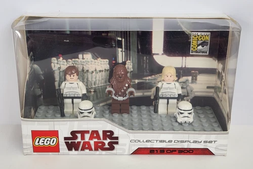 LEGO Star Wars SDCC 2009 Collectible Display Set 5 Han, Chewbacca, Luke #213/300