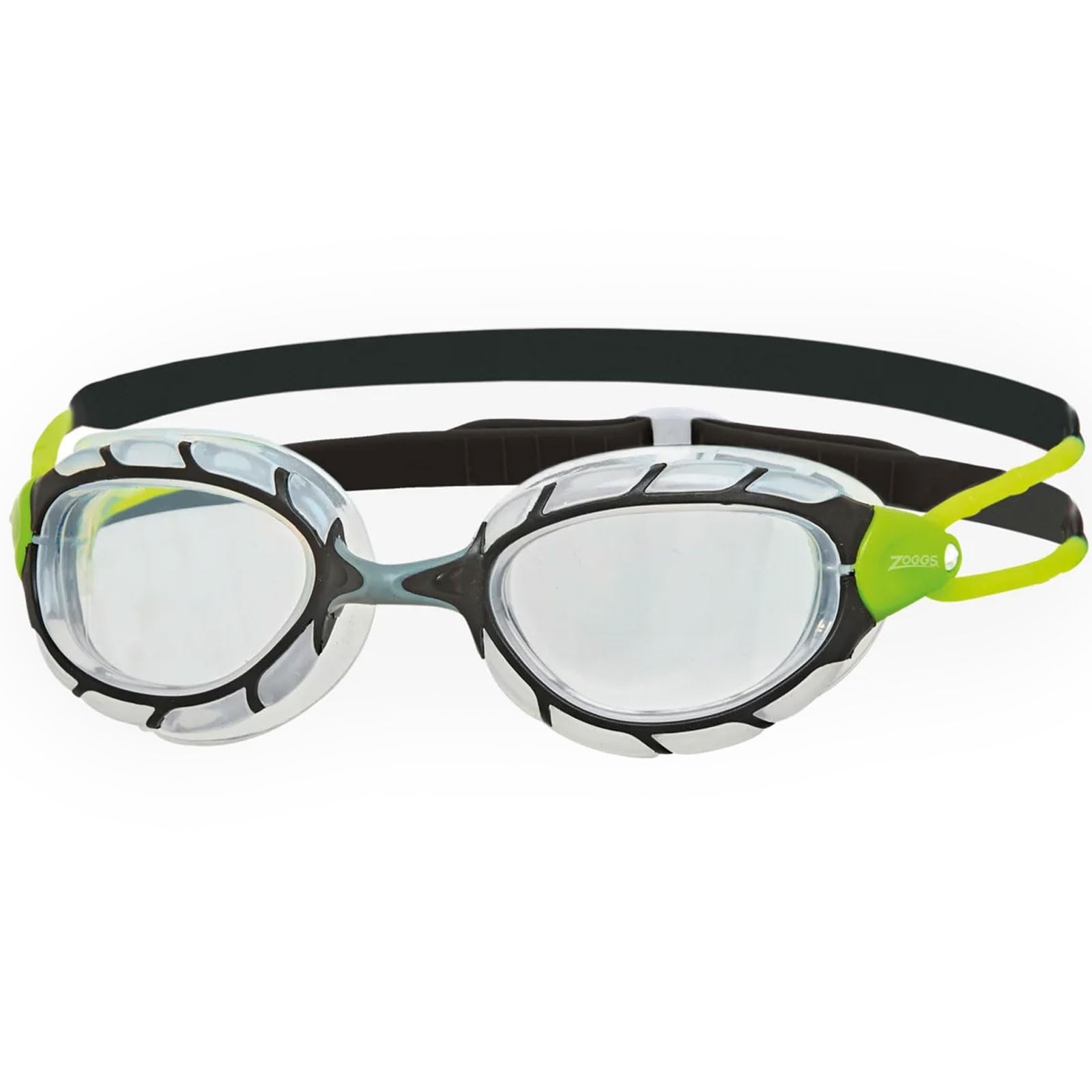 Lunettes de natation Predator noir vert lunettes piscine transparentes taille S mixte