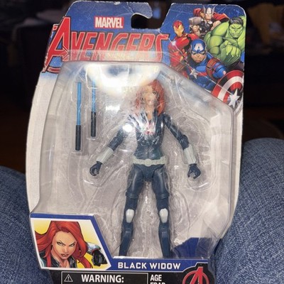 NEW 2016 Marvel The Avengers Series 6 Inch Figure - BLACK WIDOW with Baton Stick