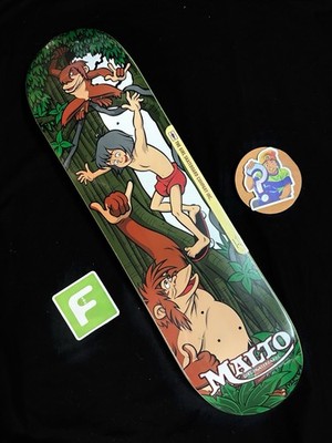 SUPER RARE Sean Malto Jungle Book Girl Skateboard Deck Pro Model