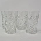 Set of 4 EAPC Flat Tumblers Clear Juice Glass 4.5" x 3" Anchor Hocking VTG MCM