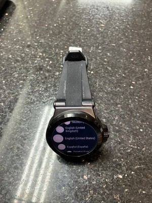 Michael Kors MKT5011 46mm Silicone Black-Tone Smartwatch