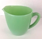 Vintage Fire King Oven Ware Jadeite Green Glass Pitcher 20 oz. Anchor Hocking