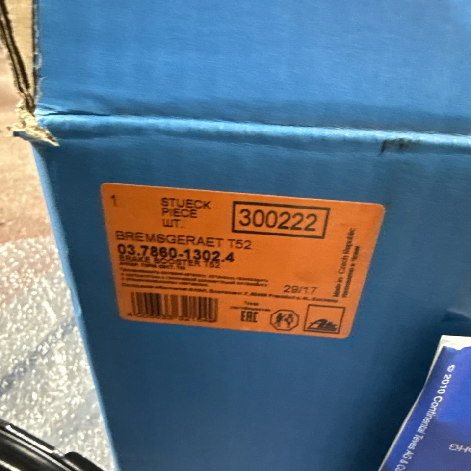 ¡Nuevo! BMW POTENCIA BRAKE BOOSTER OEM ATE 300222 34336779681 Foto 3 de 4