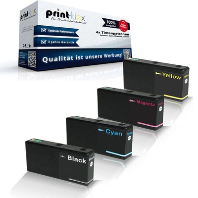 4x Kompatible Tintenpatronen für Epson Workforce Pro WF 5690 DWF Drucker Tinten 