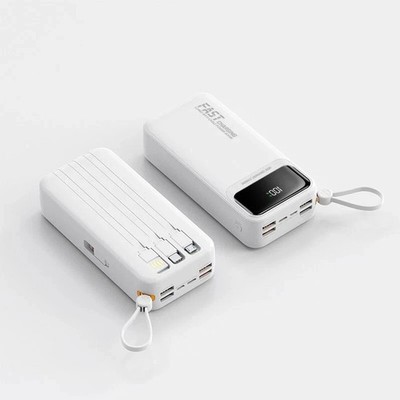 30000mAh Fast External Portable Power Bank Charger For Cell Phone Apple USB-C