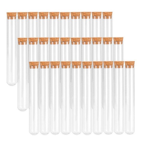 30 StüCk ReagenzgläSer, ReagenzgläSer mit Korken, ReagenzgläSer Aus Glas, 26960 - Bild 4 von 8