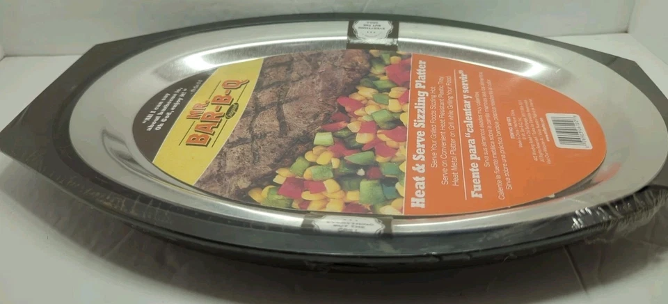 Mr Bar B Q  Heat and Serve Sizzling Platter Still In Factory Plastic New - Image 4 of 4