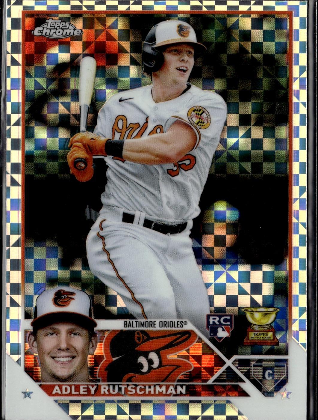 2023 Topps Chrome Adley Rutschman #1 Baltimore Orioles