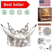 Cozy Cat Hammock for Small Pets - Soft Coral Fleece, 13.39  Love Coffee Design