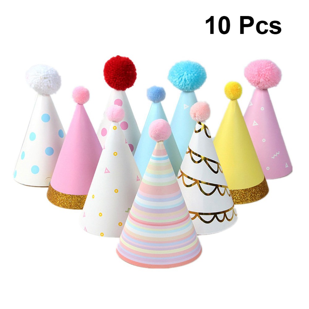 KEEN 10 PZ Cappello Affilato Decorazione Bambino Cappelli Festa Bambini Cappello Compleanno