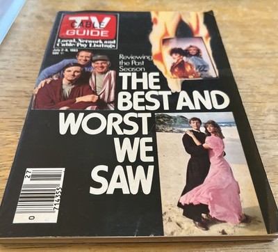 tv guide magazine- July 2-8,1983- The Best And Worst We Saw-Central Pa Ed.