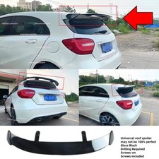 Fits 12-18 Mercedes A Class W176 Hatch Gt-style Rear Roof Spoiler Wing Universal