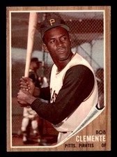 1962 Topps Baseball #10 Bob Clemente EX/MT - NM