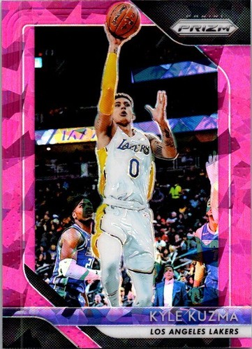 2018 Panini Prizm #16 Kyle Kuzma Prizms Pink Ice